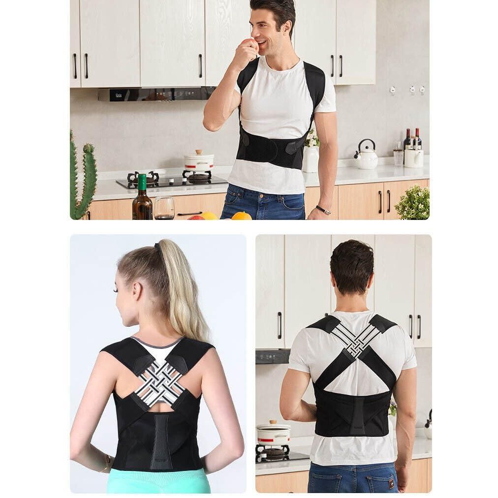 Back Pain Relief Posture Corrector - Adjustable Support Belt for Men & Women